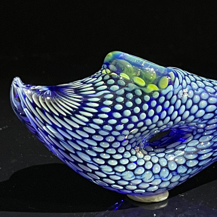 Snakeskin Donut Pipe Glass Pipe Firekist Glass   