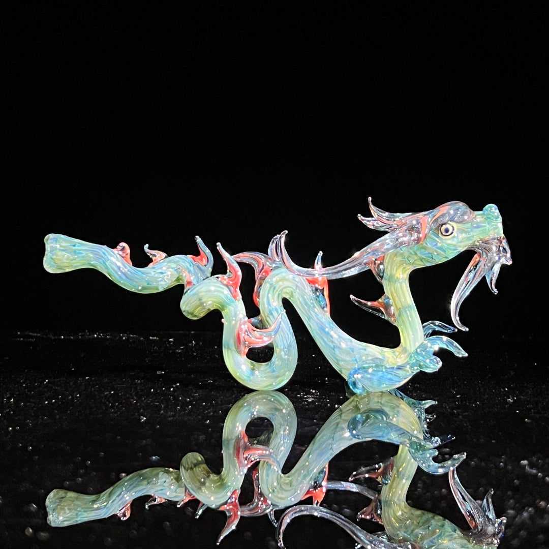 Mini Taoist Dragon Pipe Glass Pipe Fereyel Fiore Glass