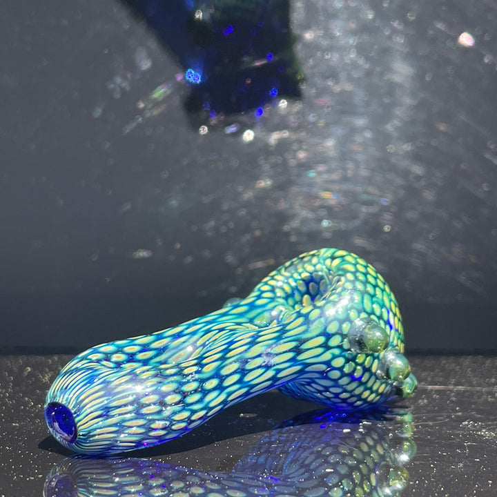 Snakeskin Donut Pipe Glass Pipe Firekist Glass   