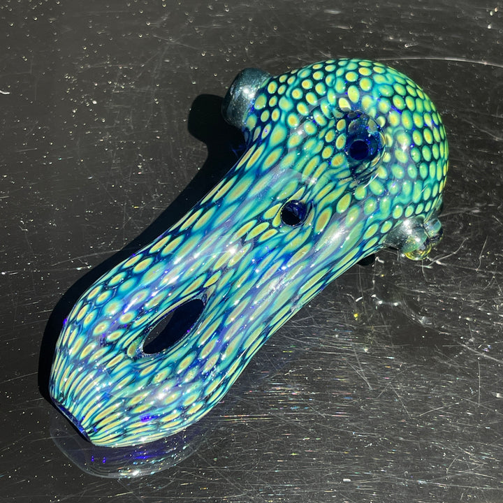 Snakeskin Donut Pipe Glass Pipe Firekist Glass   