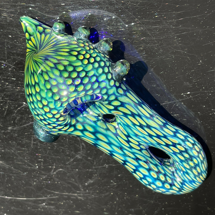 Snakeskin Donut Pipe Glass Pipe Firekist Glass   