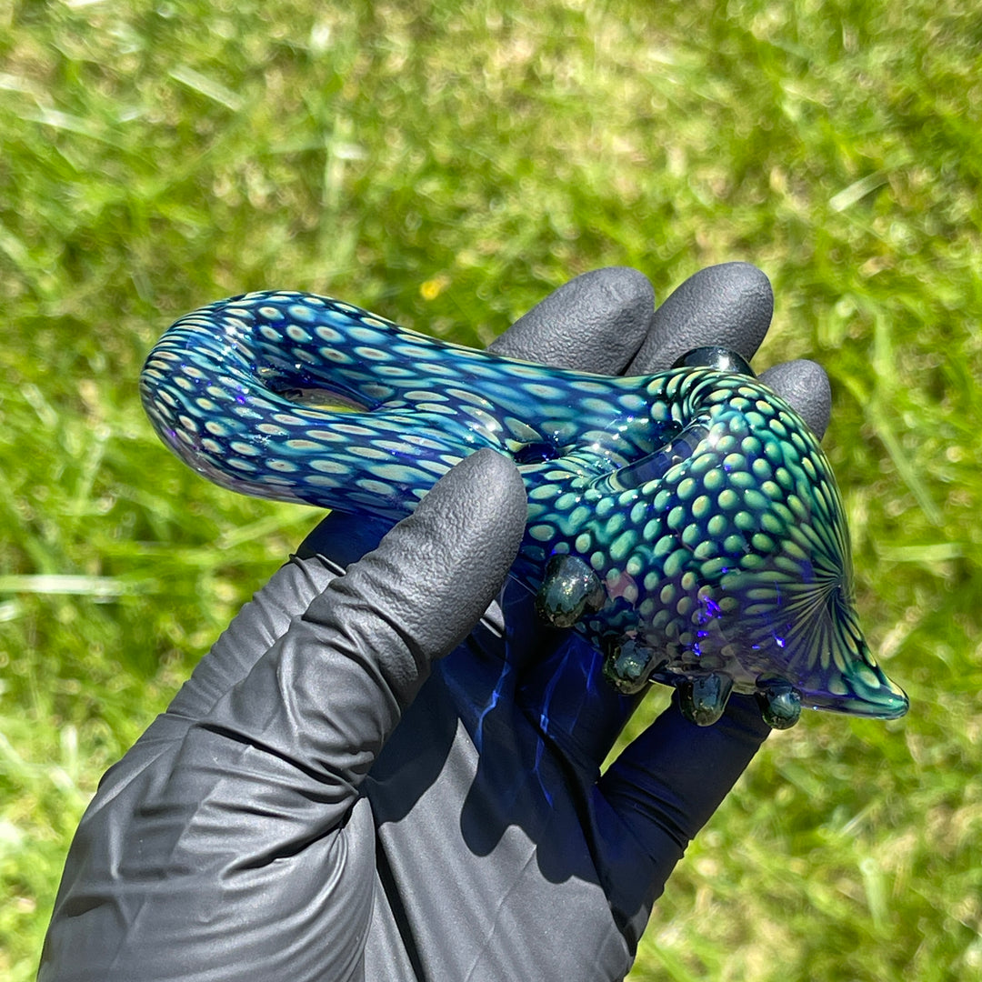 Snakeskin Donut Pipe Glass Pipe Firekist Glass   