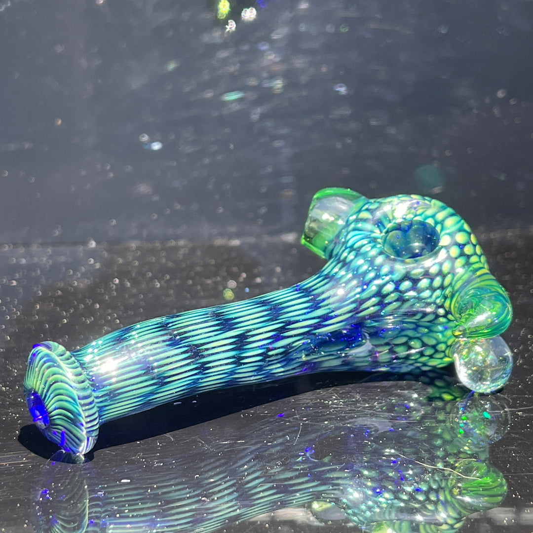 Snakeskin Donut Pipe Glass Pipe Firekist Glass   