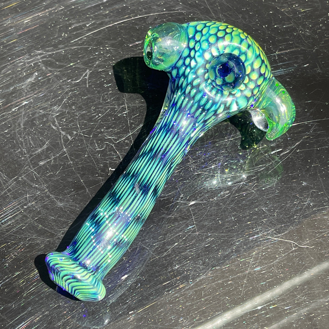 Snakeskin Donut Pipe Glass Pipe Firekist Glass   