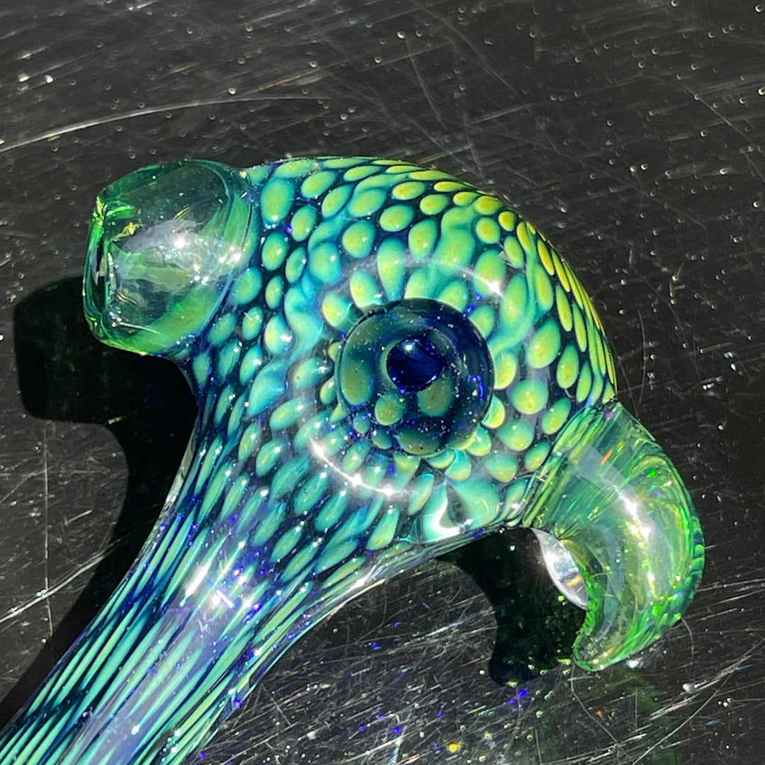 Snakeskin Donut Pipe Glass Pipe Firekist Glass   