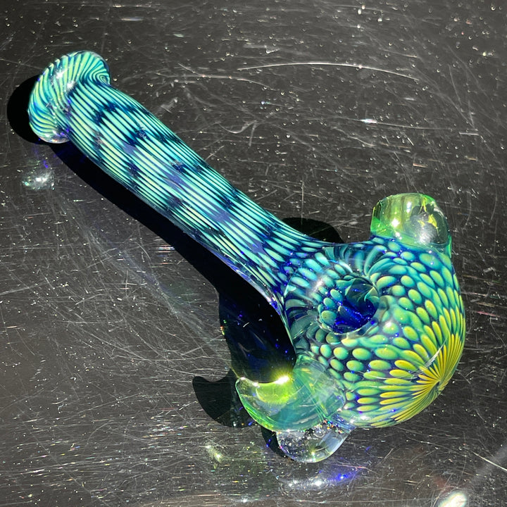 Snakeskin Donut Pipe Glass Pipe Firekist Glass   