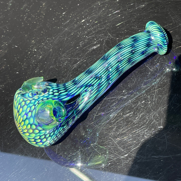 Snakeskin Donut Pipe Glass Pipe Firekist Glass   