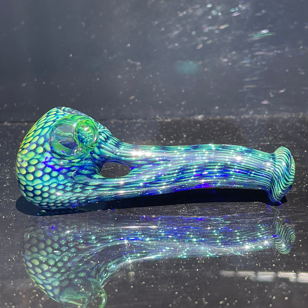 Snakeskin Donut Pipe Glass Pipe Firekist Glass   