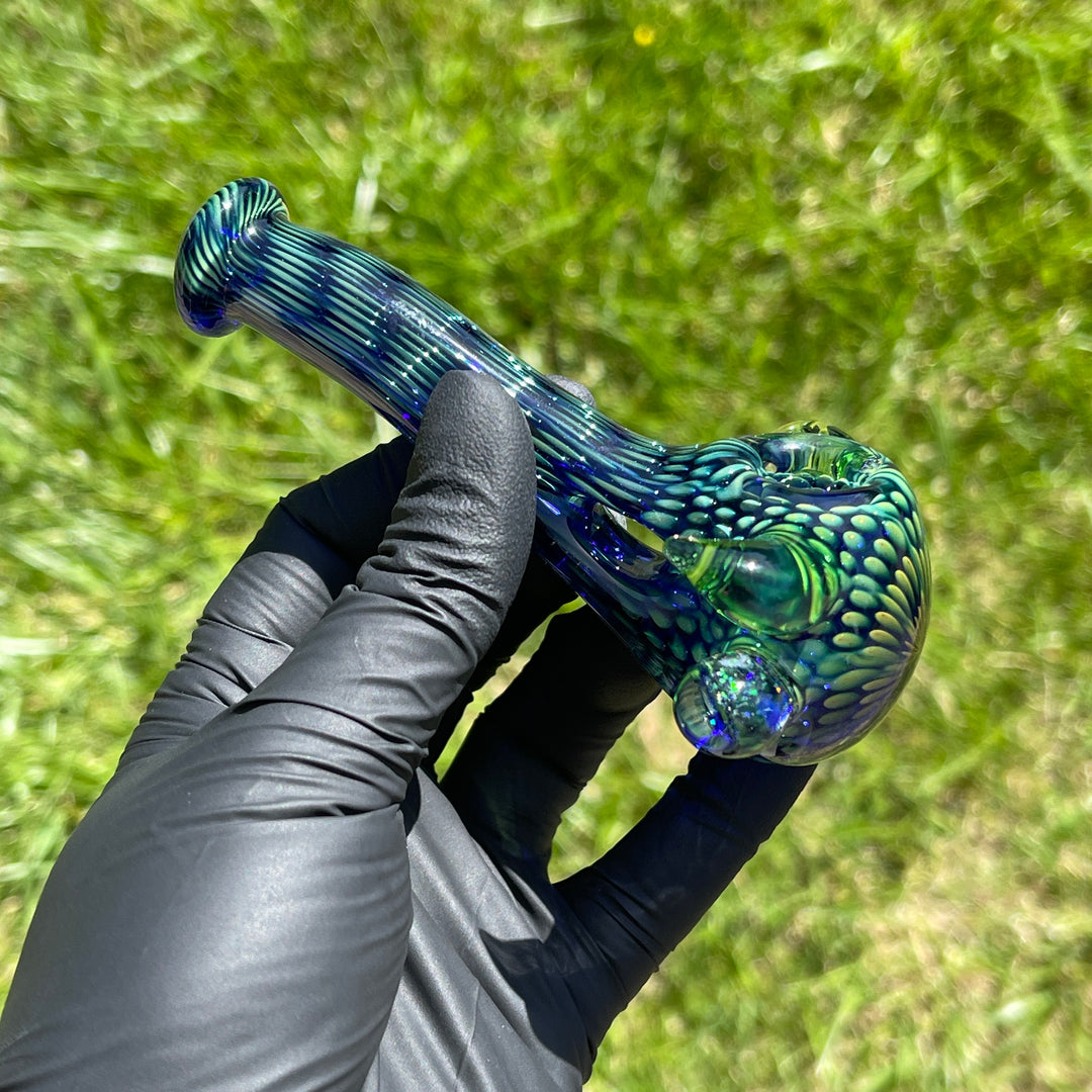 Snakeskin Donut Pipe Glass Pipe Firekist Glass   