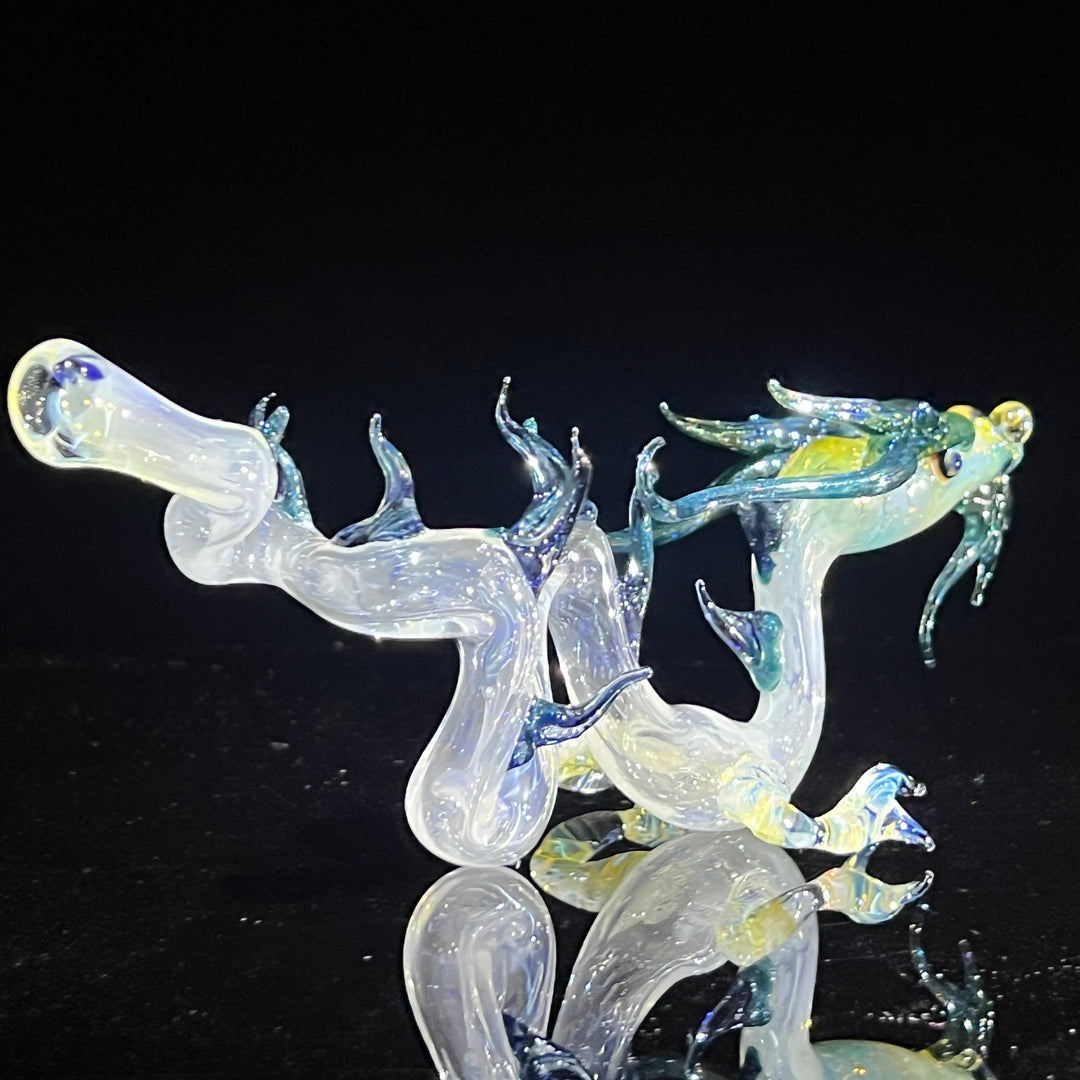 Adolescent Taoist Dragon Pipe Glass Pipe Fereyel Fiore Glass