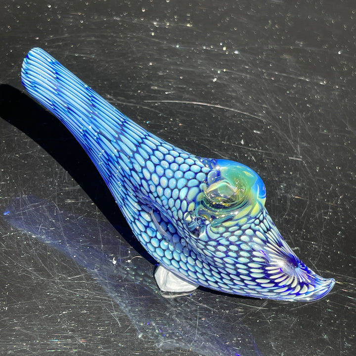 Snakeskin Donut Pipe Glass Pipe Firekist Glass   