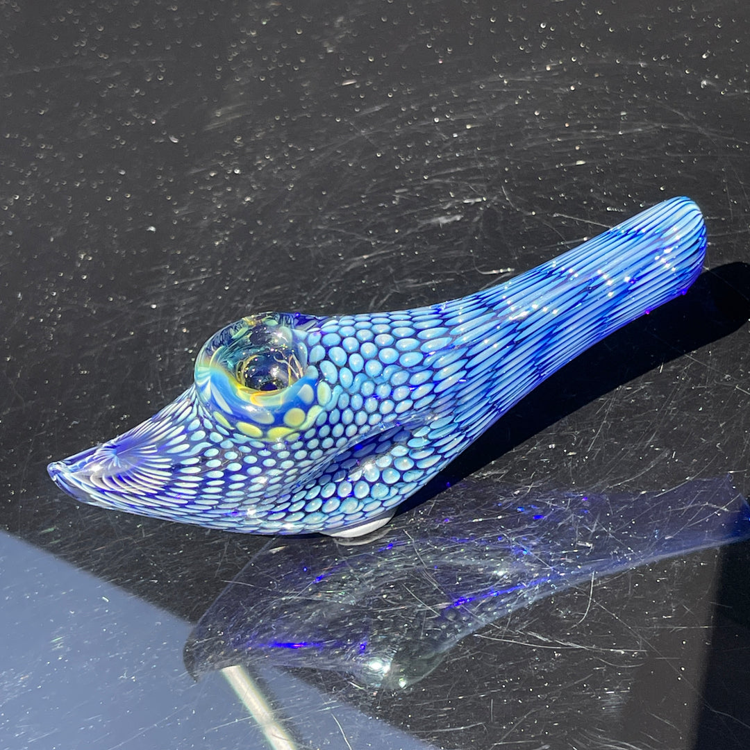 Snakeskin Donut Pipe Glass Pipe Firekist Glass   