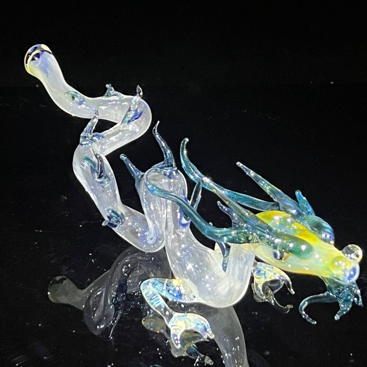 Adolescent Taoist Dragon Pipe Glass Pipe Fereyel Fiore Glass