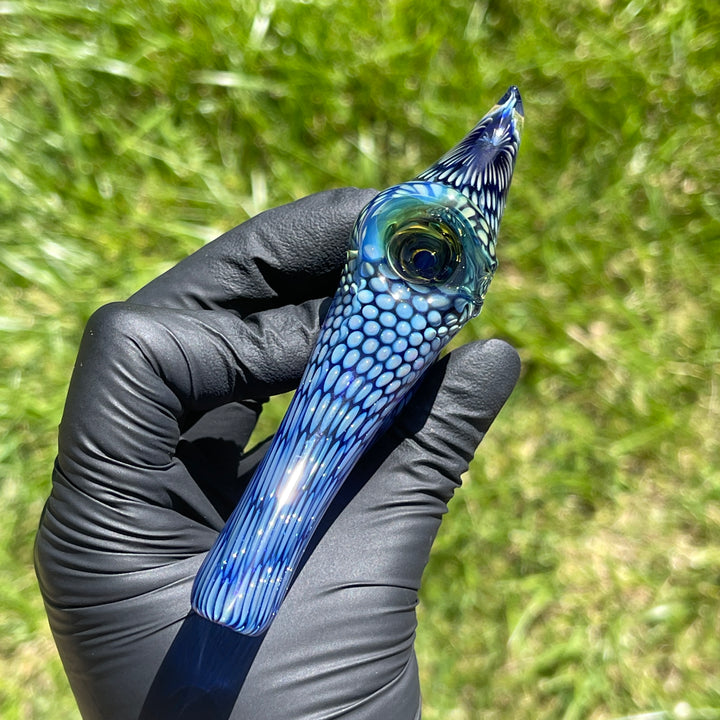 Snakeskin Donut Pipe Glass Pipe Firekist Glass   