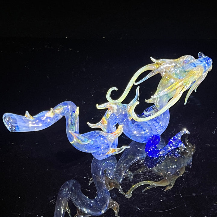 Adolescent Taoist Dragon Pipe Glass Pipe Fereyel Fiore Glass