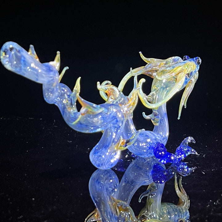 Adolescent Taoist Dragon Pipe Glass Pipe Fereyel Fiore Glass