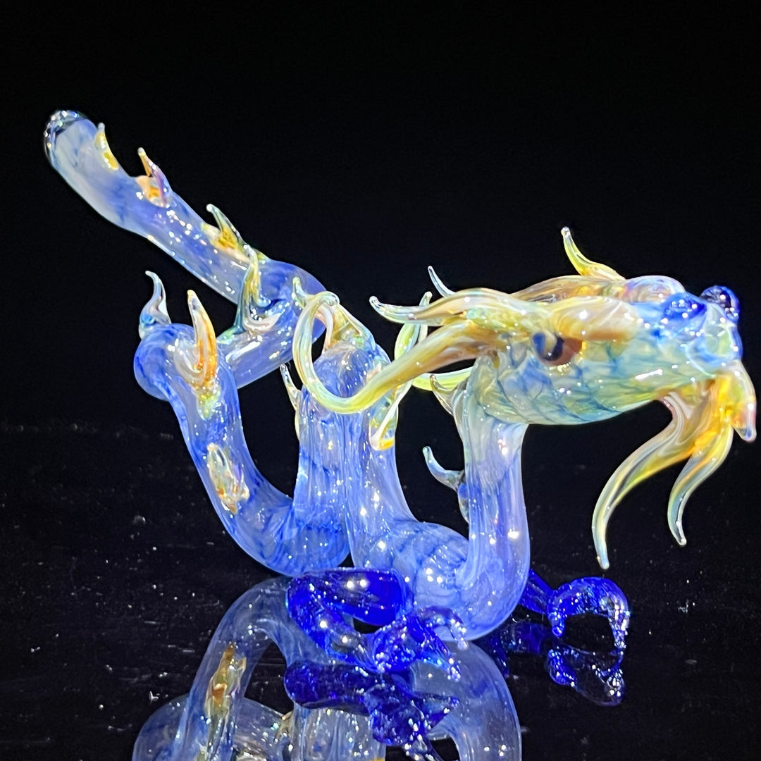 Adolescent Taoist Dragon Pipe Glass Pipe Fereyel Fiore Glass