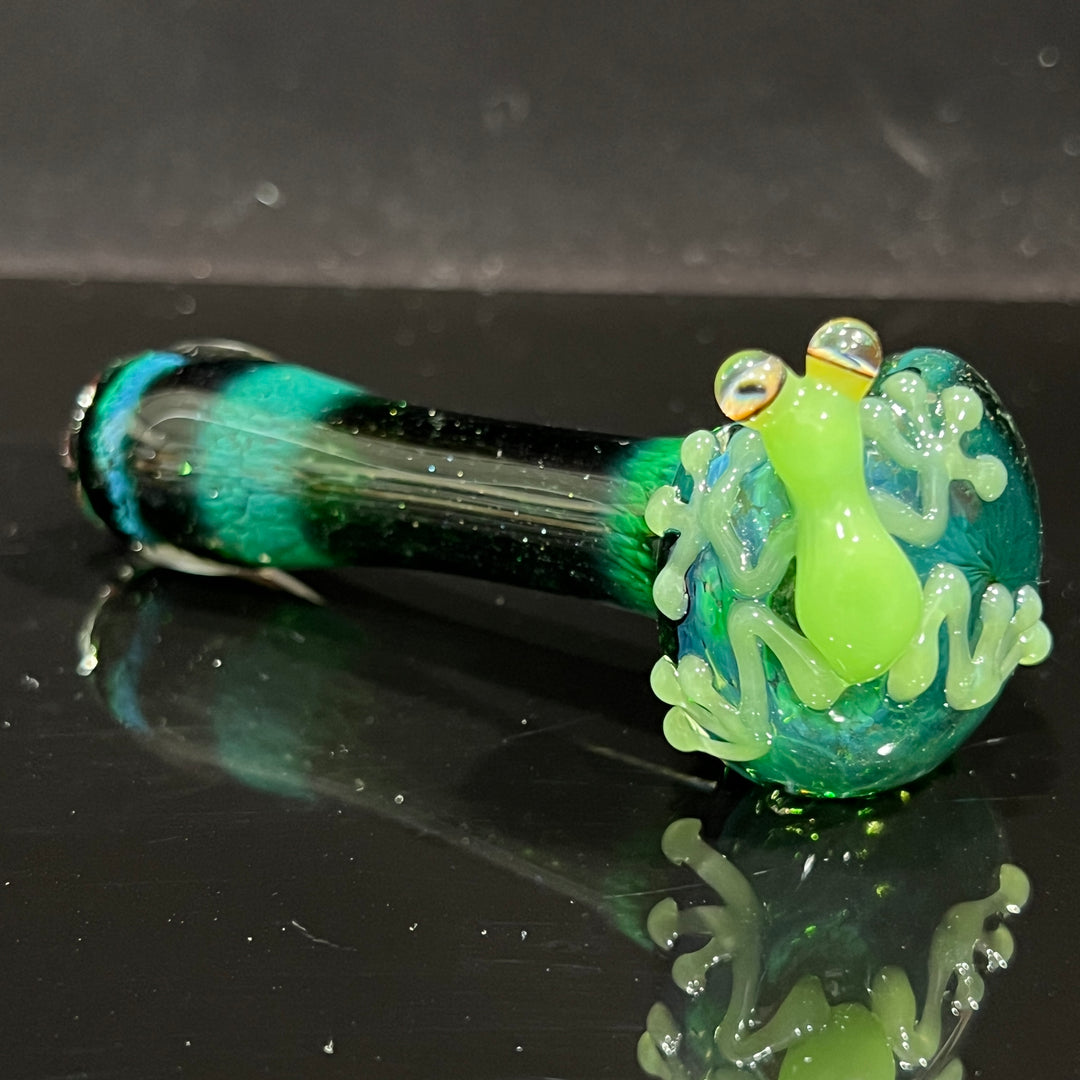 Green Frog Pipe Glass Pipe Beezy Glass   