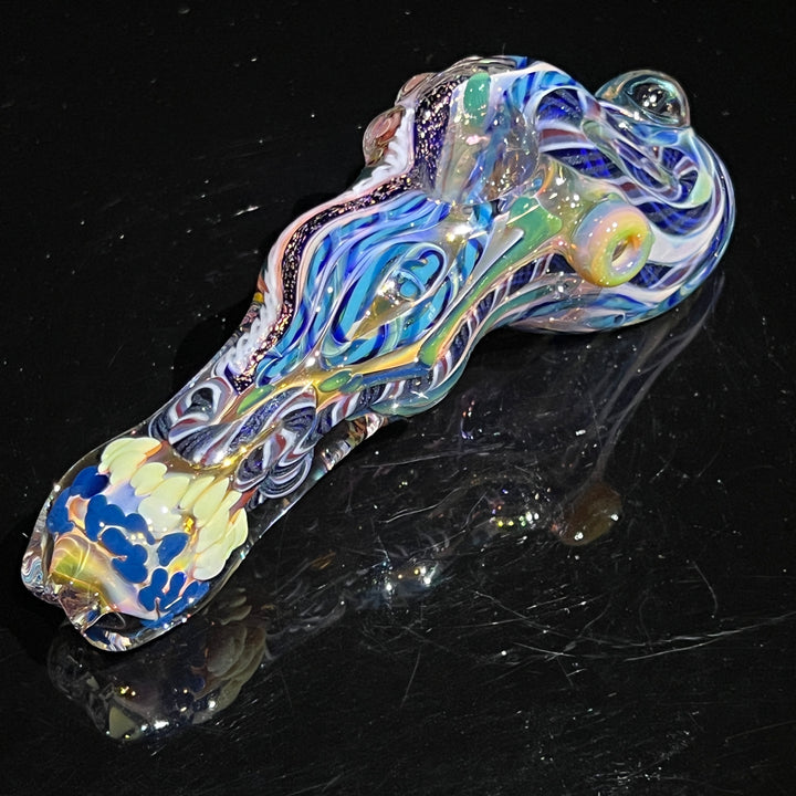 Molten Chaos Droop Hammer Glass Pipe Molten Imagination   