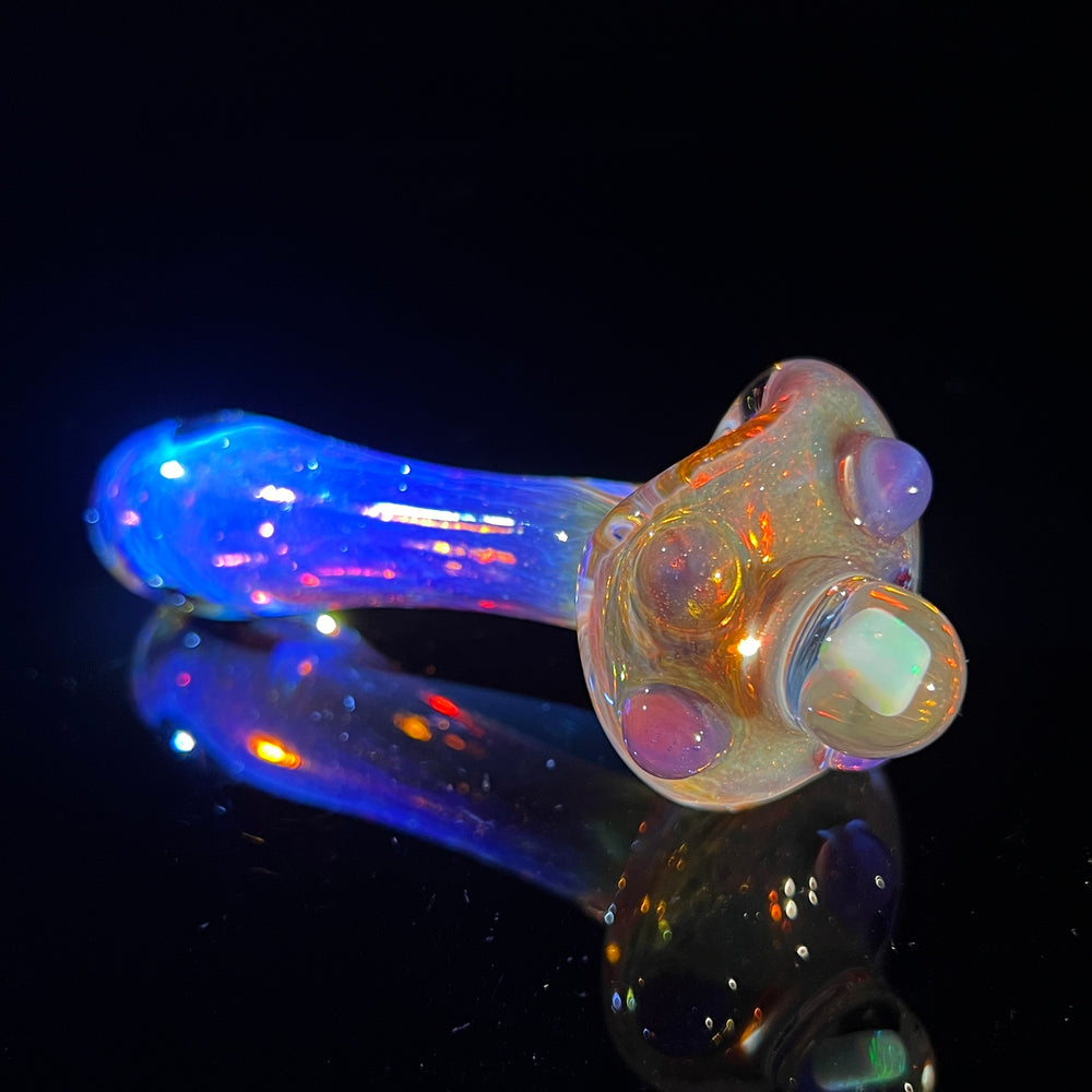 Opal Purple Magic Pipe Glass Pipe Beezy Glass   