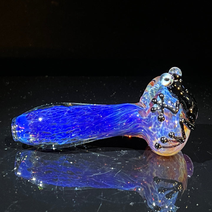 Purple Nebula Frog Spoon TAKO x Beezy Glass Pipe Beezy Glass   