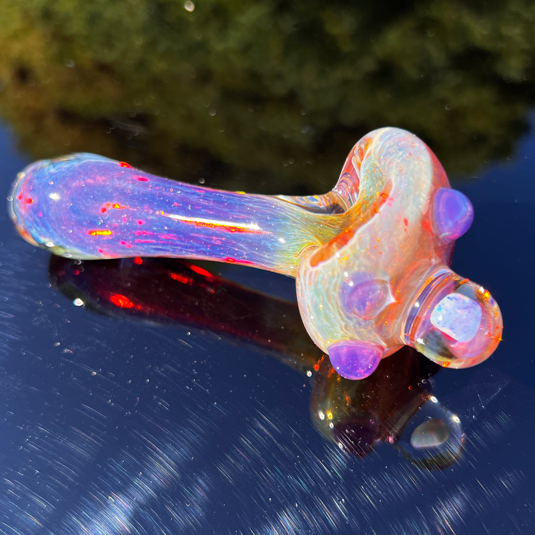 Opal Purple Magic Pipe Glass Pipe Beezy Glass   