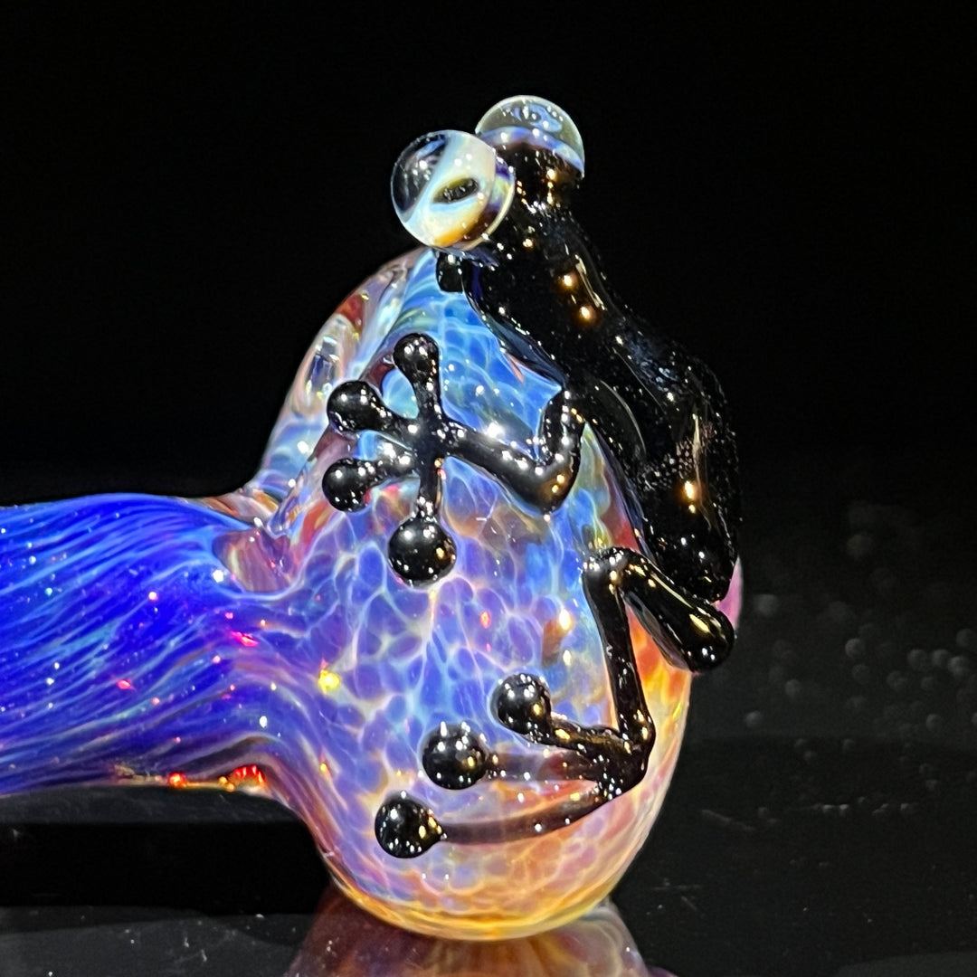 Purple Nebula Frog Spoon TAKO x Beezy Glass Pipe Beezy Glass   