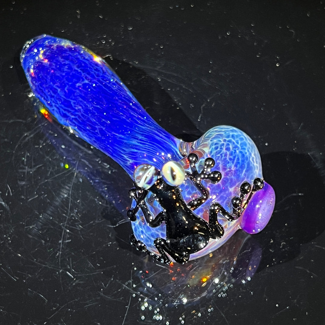 Purple Nebula Frog Spoon TAKO x Beezy Glass Pipe Beezy Glass   