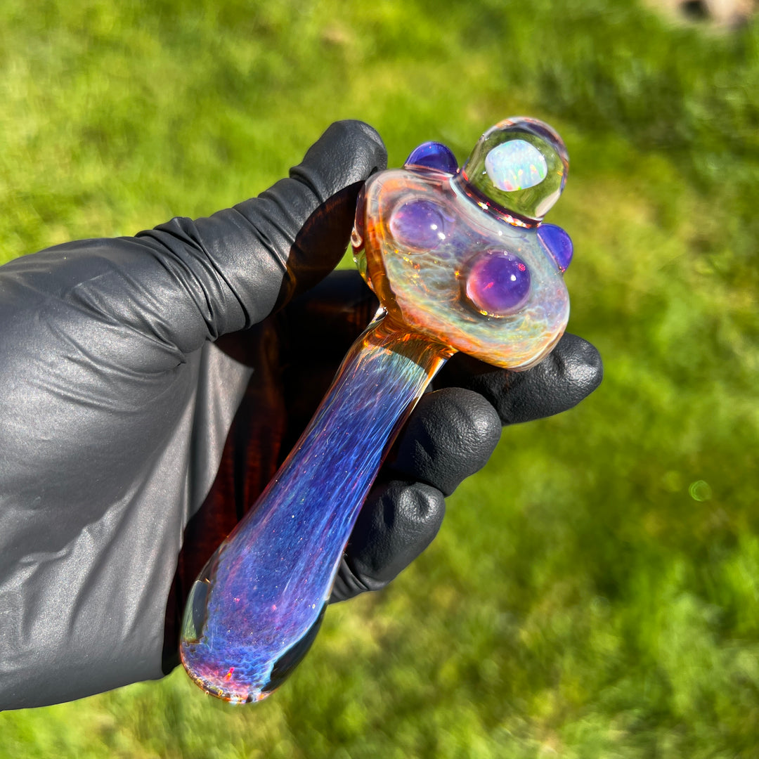 Opal Purple Magic Pipe Glass Pipe Beezy Glass   