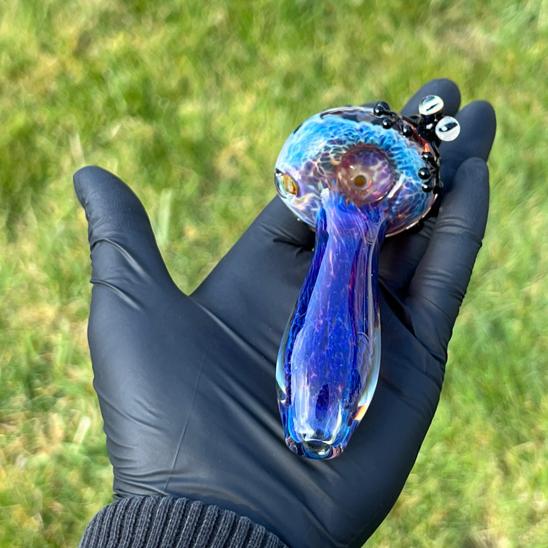 Purple Nebula Frog Spoon TAKO x Beezy Glass Pipe Beezy Glass   