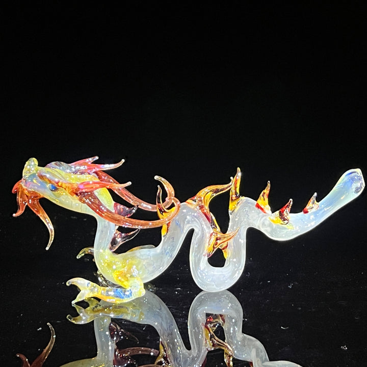 Adolescent Taoist Dragon Pipe Glass Pipe Fereyel Fiore Glass