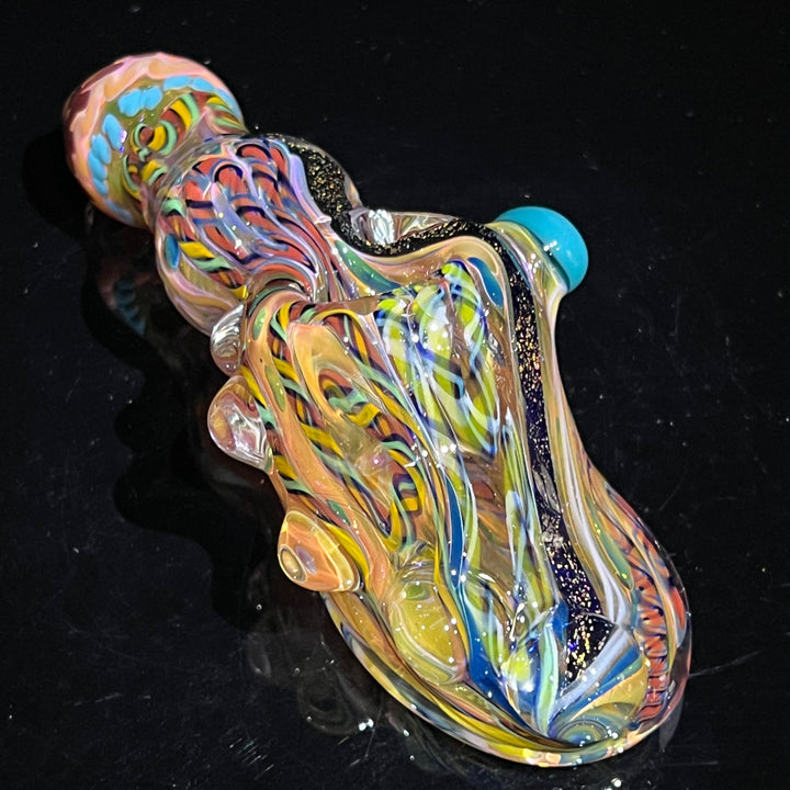 Molten Chaos Droop Hammer Glass Pipe Molten Imagination   