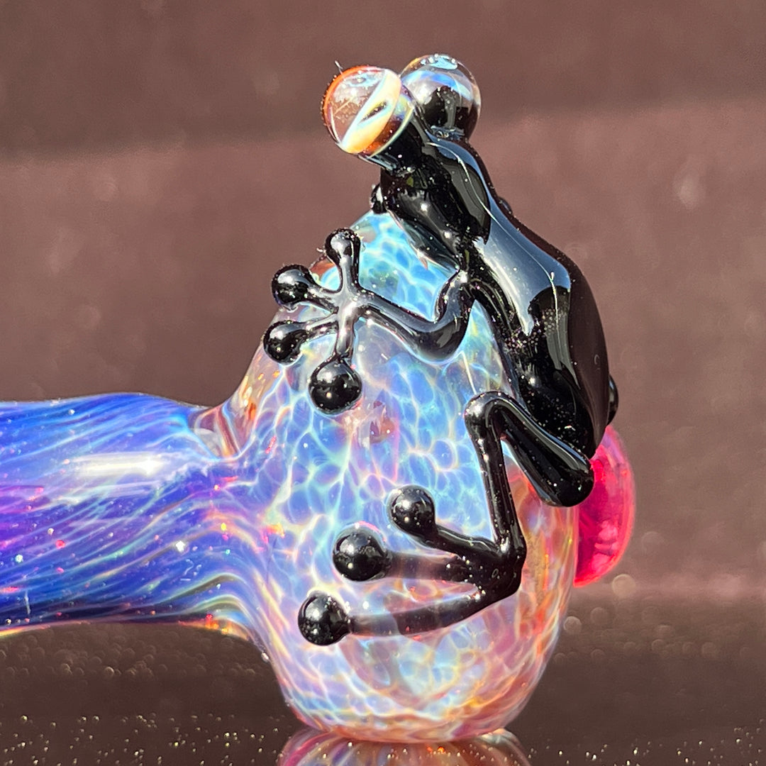 Purple Nebula Frog Spoon TAKO x Beezy Glass Pipe Beezy Glass   