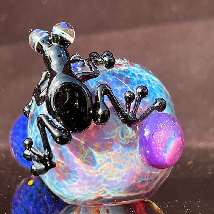 Purple Nebula Frog Spoon TAKO x Beezy Glass Pipe Beezy Glass   