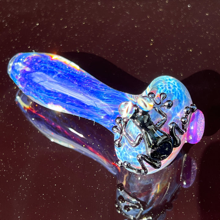 Purple Nebula Frog Spoon TAKO x Beezy Glass Pipe Beezy Glass   