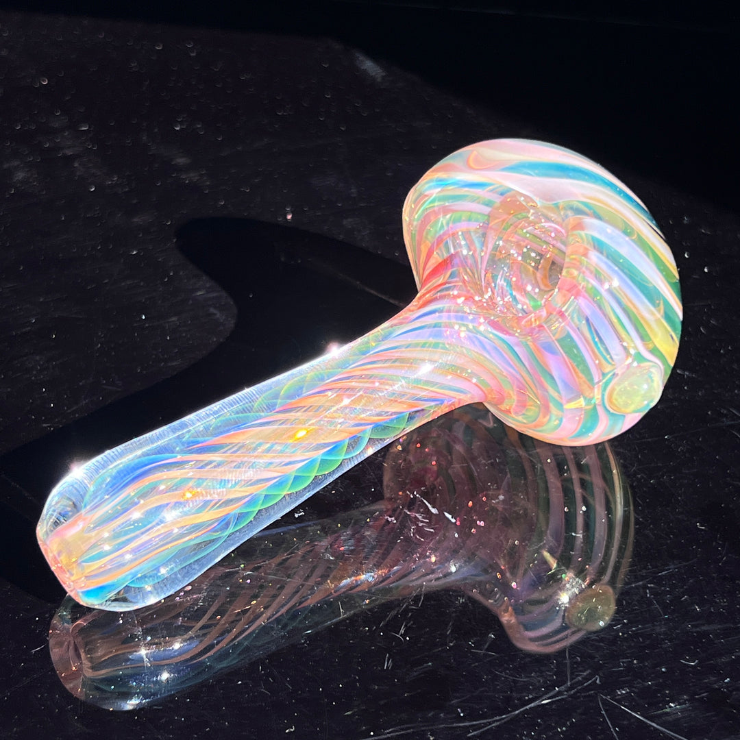 Thick Fume Pipe Green Slyme Marble Glass Pipe Chuck Glass   