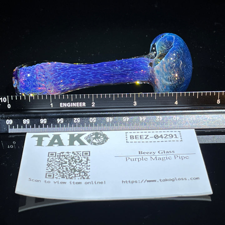 Purple Magic Pipe Glass Pipe Beezy Glass   