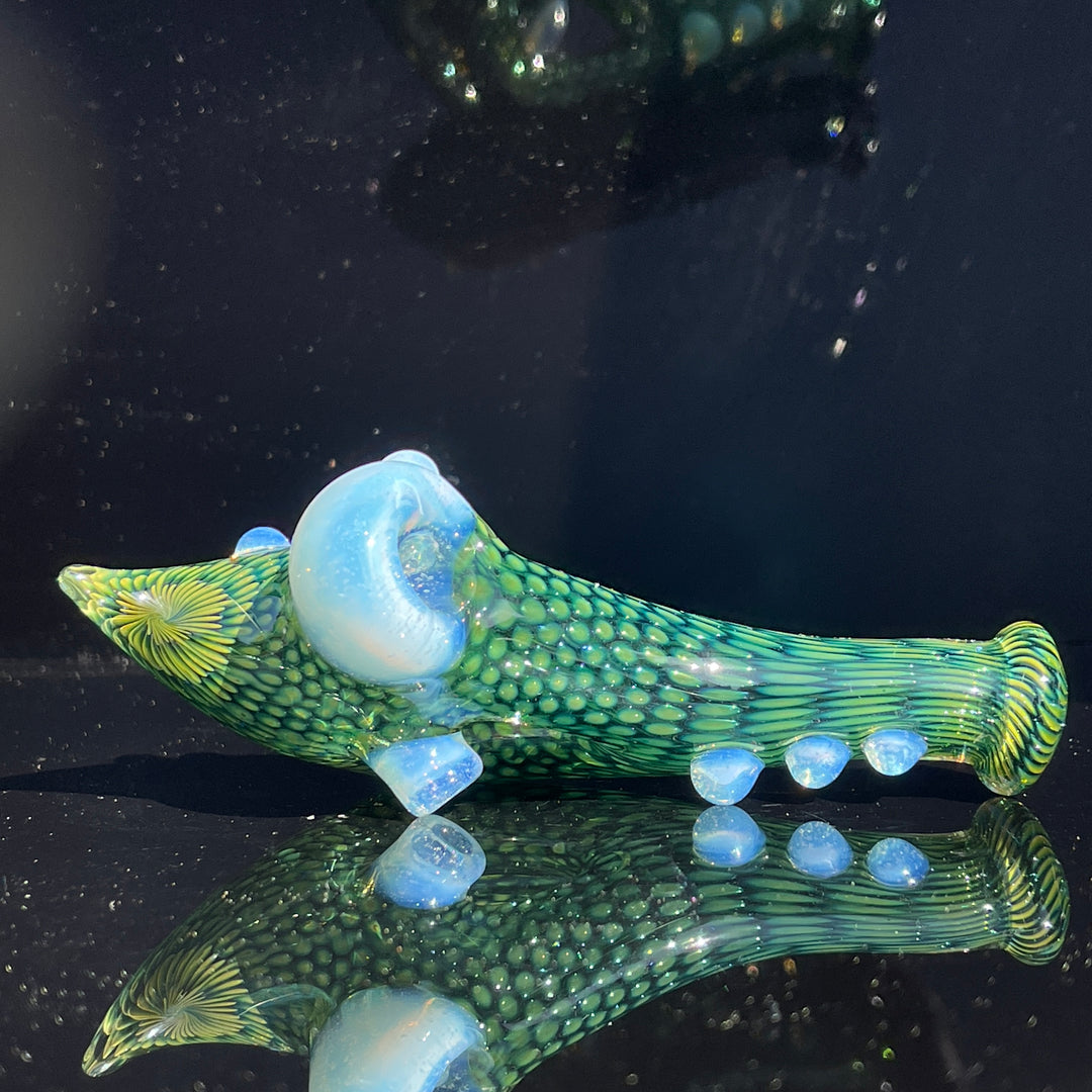 Snakeskin Donut Pipe Glass Pipe Firekist Glass   