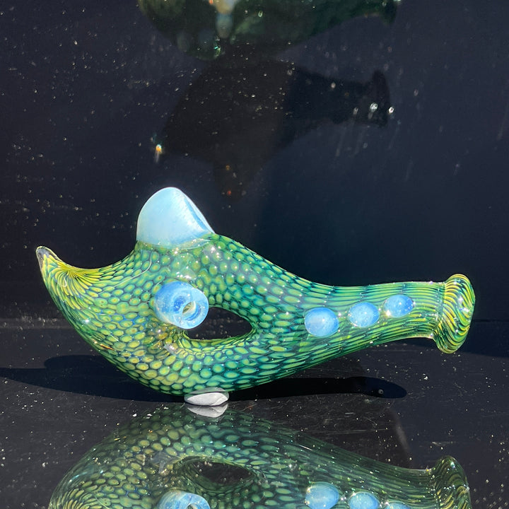 Snakeskin Donut Pipe Glass Pipe Firekist Glass   