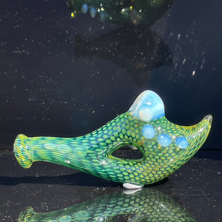 Snakeskin Donut Pipe Glass Pipe Firekist Glass   