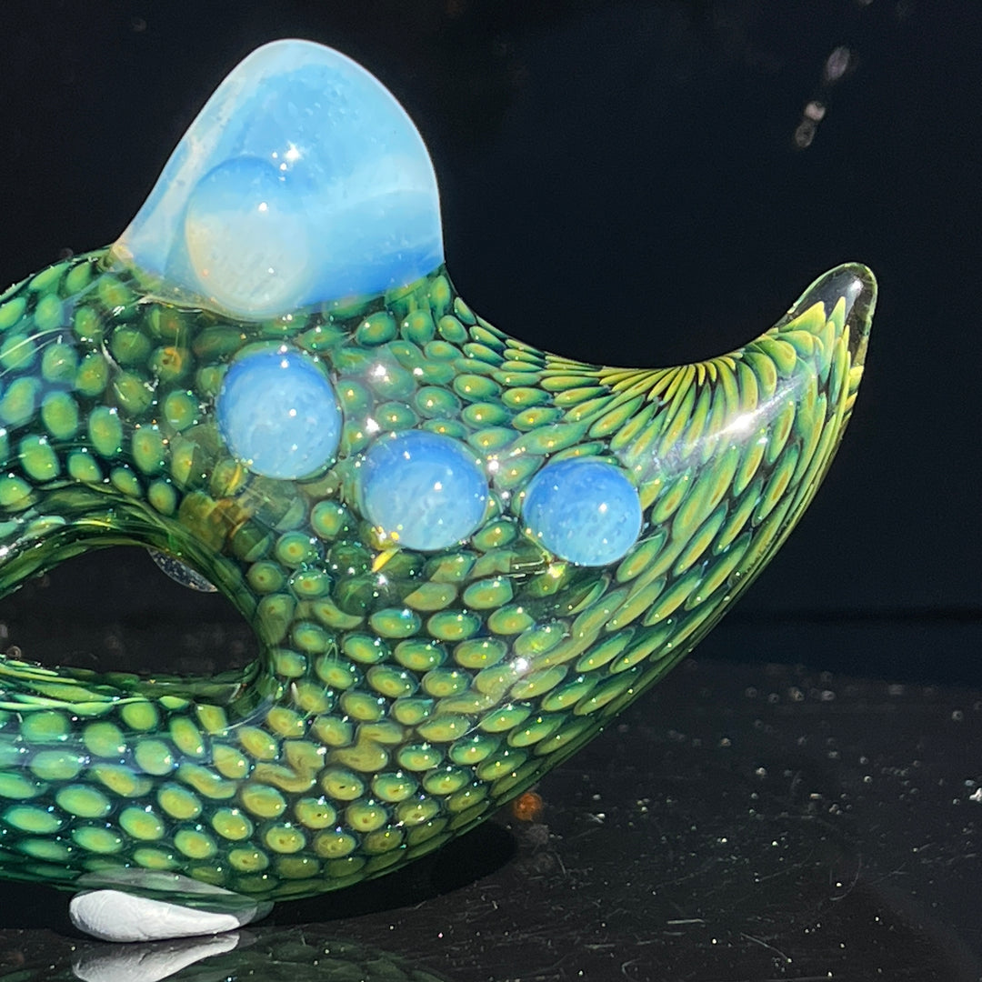 Snakeskin Donut Pipe Glass Pipe Firekist Glass   