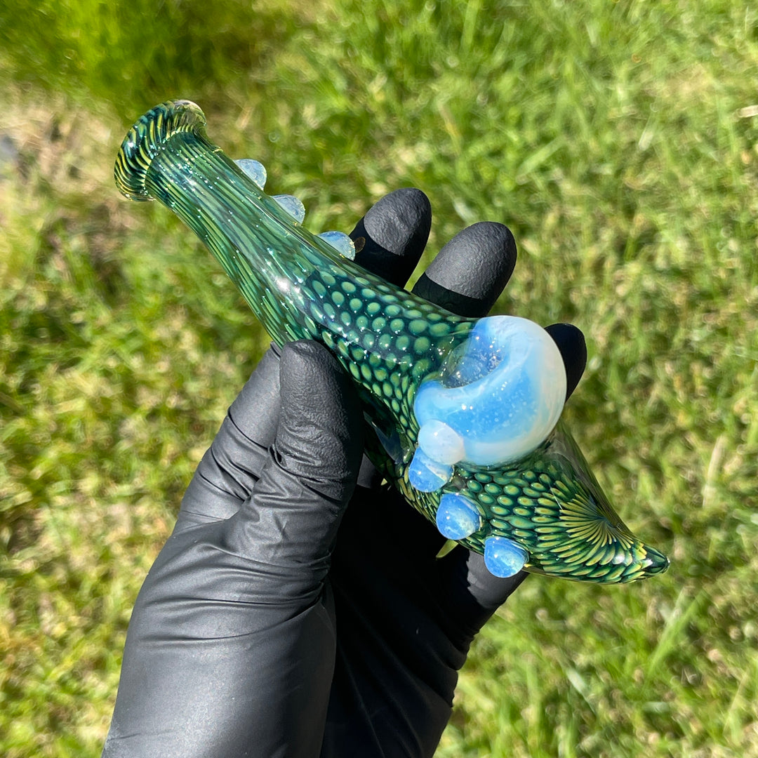 Snakeskin Donut Pipe Glass Pipe Firekist Glass   