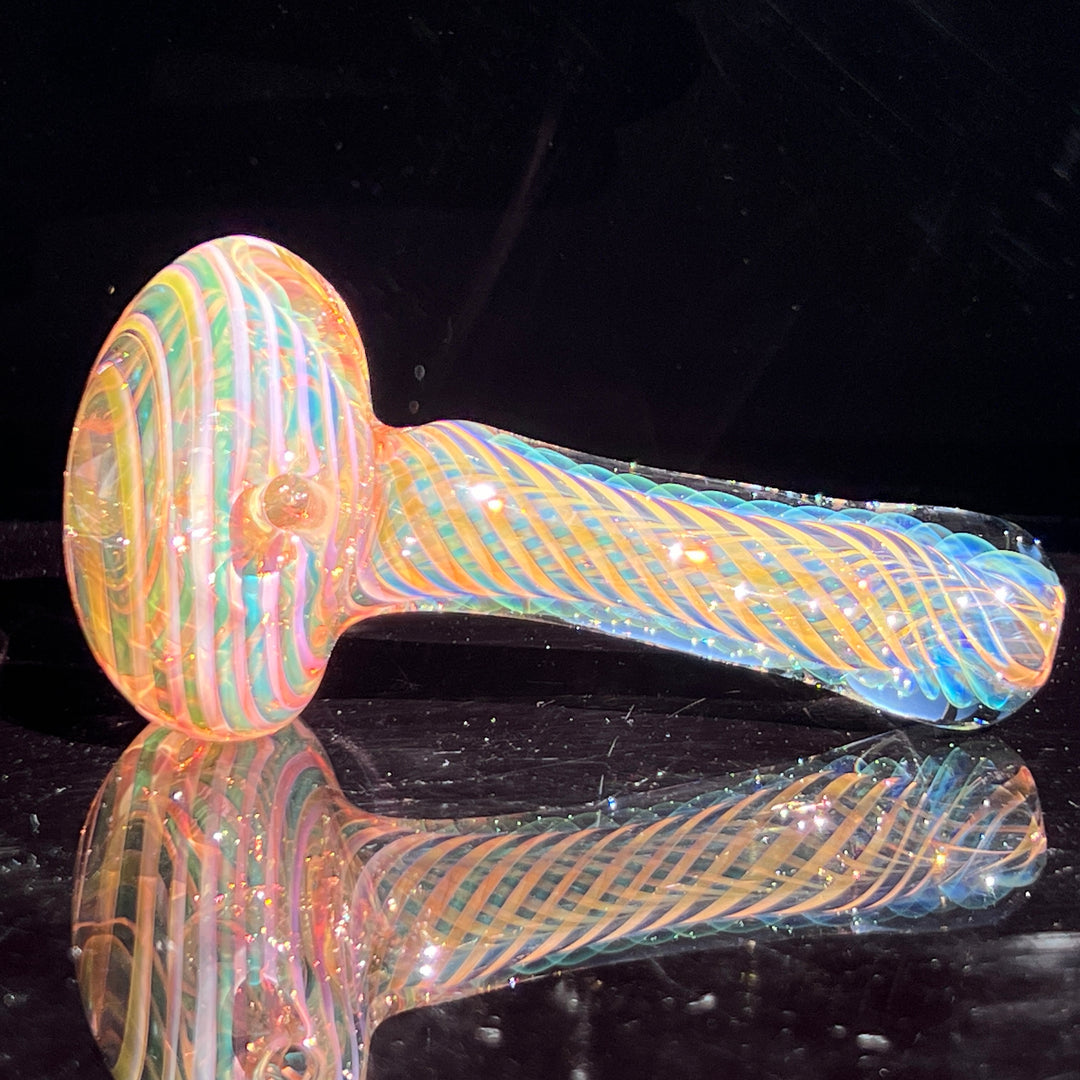 Thick Fume Pipe Green Slyme Marble Glass Pipe Chuck Glass   