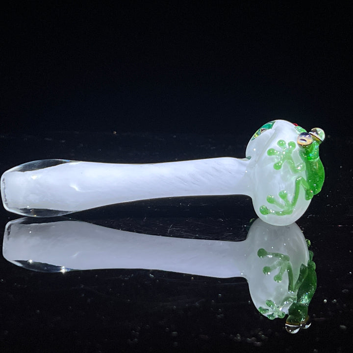 Christmas Lights Frog Spoon Glass Pipe Beezy Glass