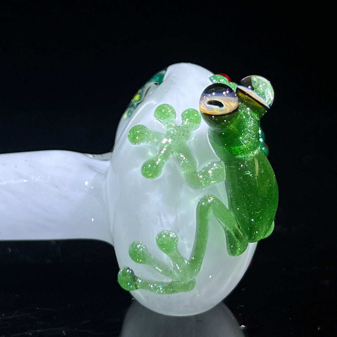 Christmas Lights Frog Spoon Glass Pipe Beezy Glass