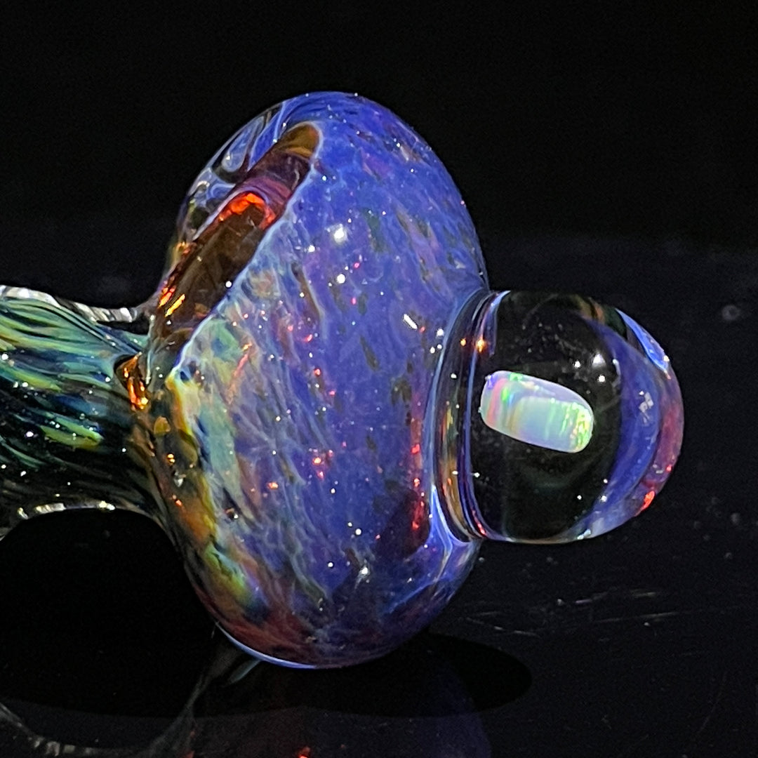 Purple Magic Opal Marble Pipe Glass Pipe Beezy Glass   