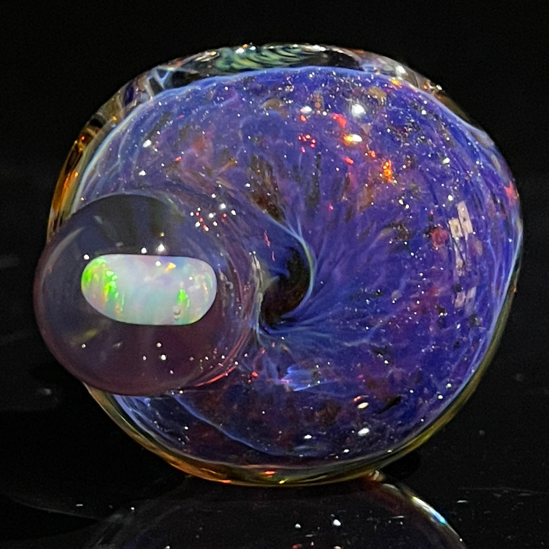 Purple Magic Opal Marble Pipe Glass Pipe Beezy Glass   