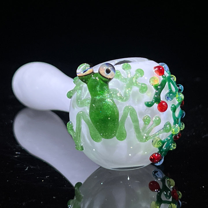 Christmas Lights Frog Spoon Glass Pipe Beezy Glass