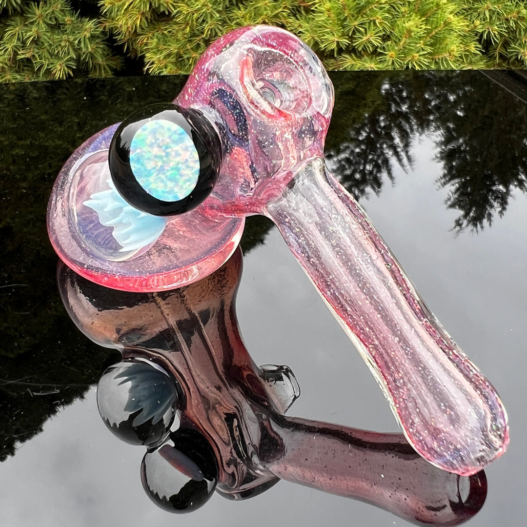 Custom Pink Opal Barbie Bubbler Custom Glass Tako Glass   