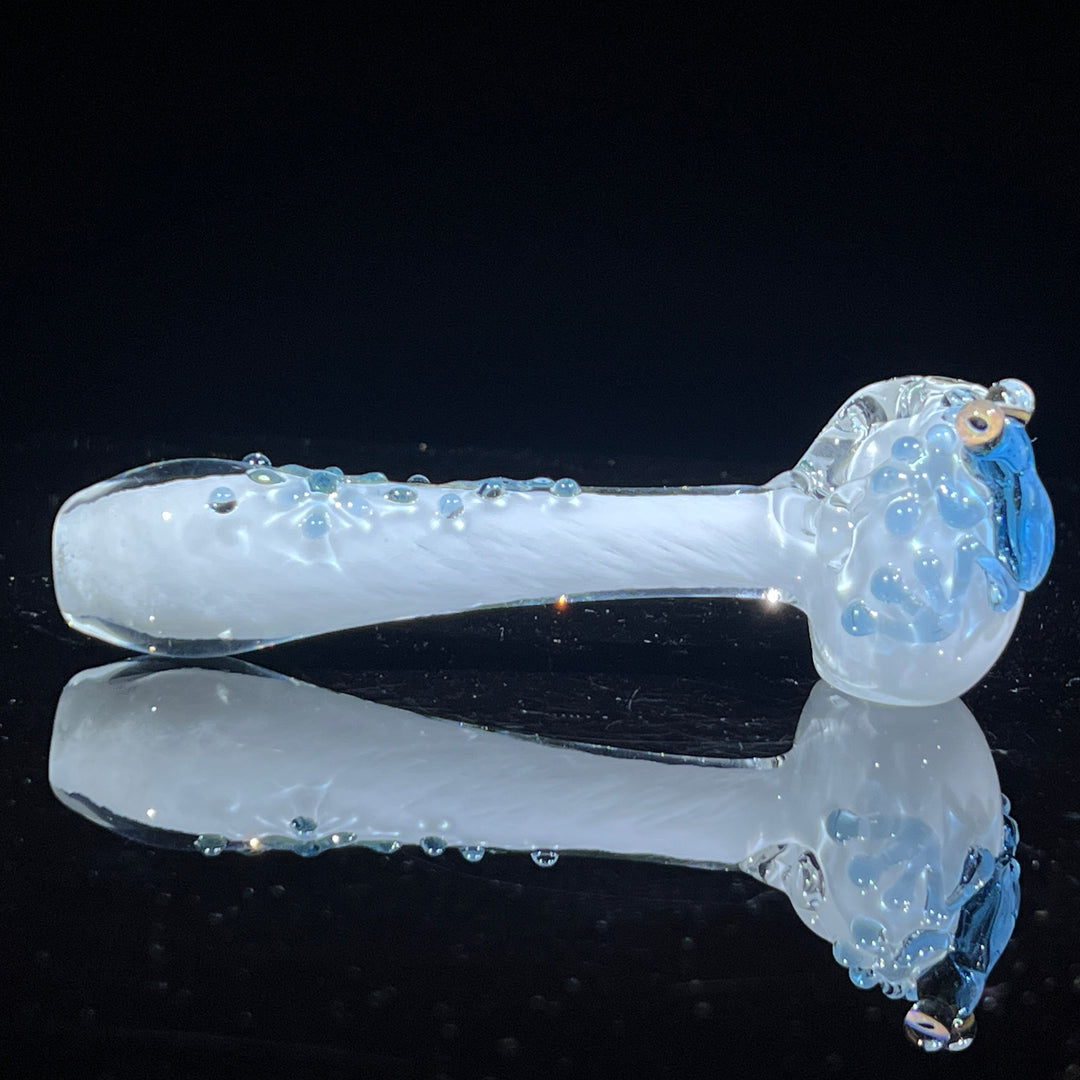 Snowflake Frog Spoon Glass Pipe Beezy Glass